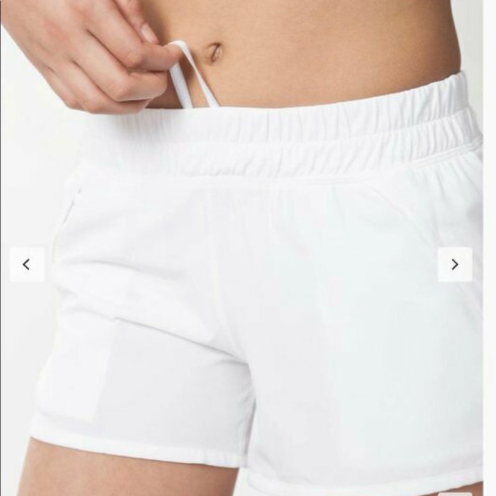 Ivivva white lightning stride shorts-size 14